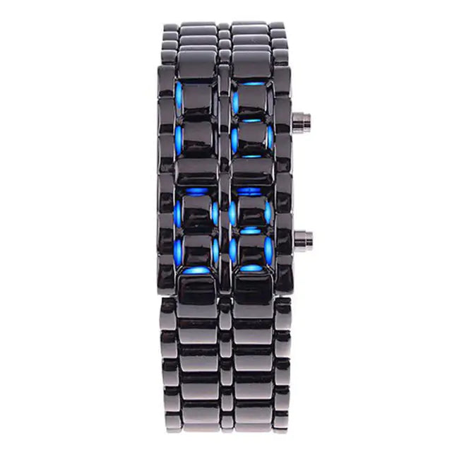 Digital Lava Wrist Watch