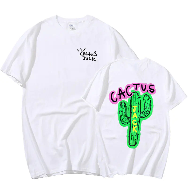 Cactus Print Couple Harajuku T-Shirts